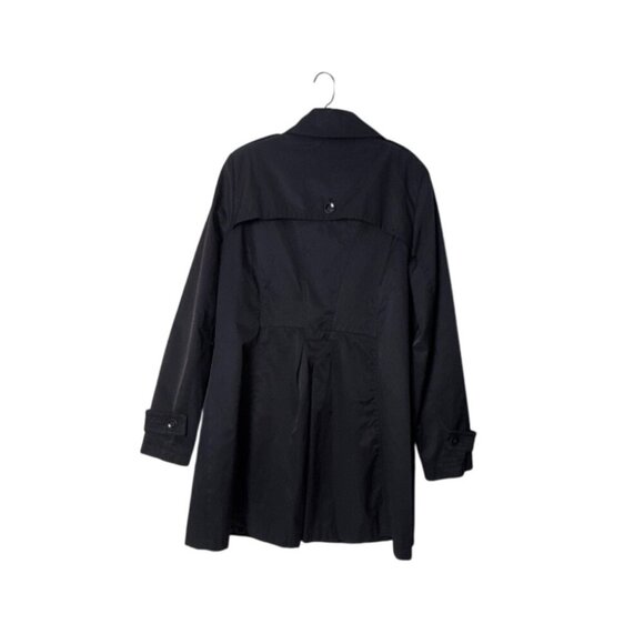 Via Spiga Womens Black Button-Up Coat XL - Picture 2 of 6